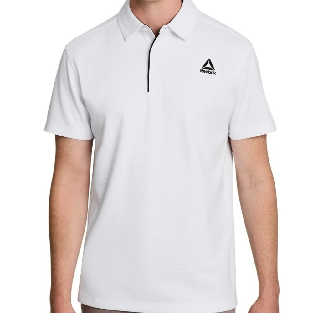 Reebok Men's White Polo Shirt